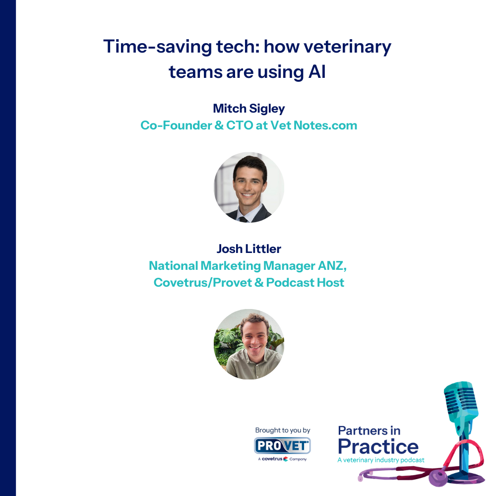 Time-saving tech: how veterinary teams are using AI - Provet Australia